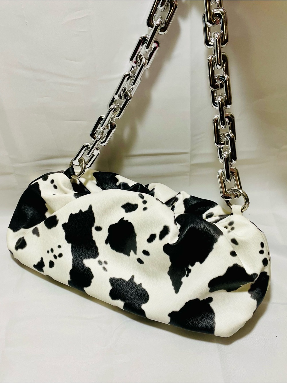 Bam Forever Boutique “Holy Moo-ly” Cow Bag & Coordinating Wristlet/Card Holder - Picture 16 of 16